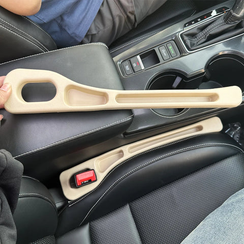 2Pcs Car Seat Gap Filler Storage Box