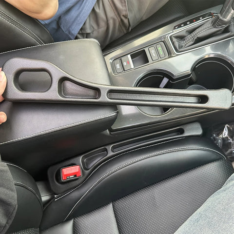 2Pcs Car Seat Gap Filler Storage Box