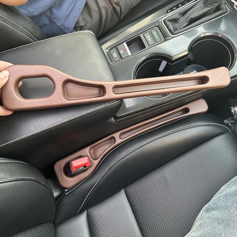 2Pcs Car Seat Gap Filler Storage Box