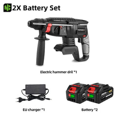 1680W 26mm Brushless Cordless Rotary Hammer – Multi-Function Impact Drill for Makita Battery Pin