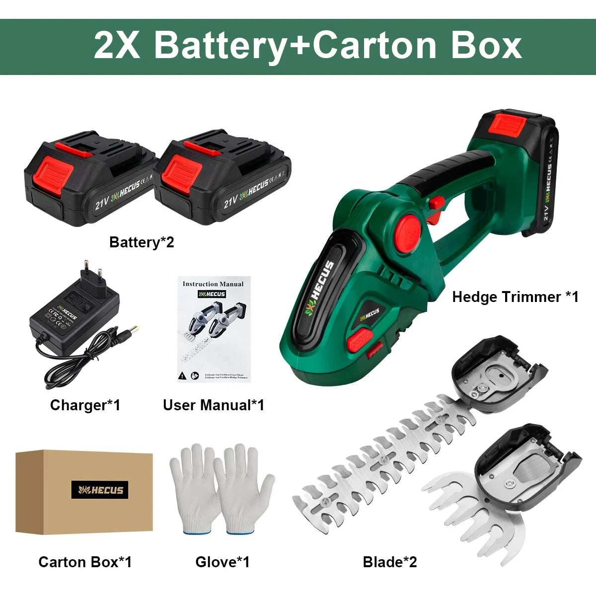 G Nadal 2-in-1 Electric Hedge Trimmer & Lawn Mower – 20,000RPM Garden Shears for Makita 18V Battery Pin