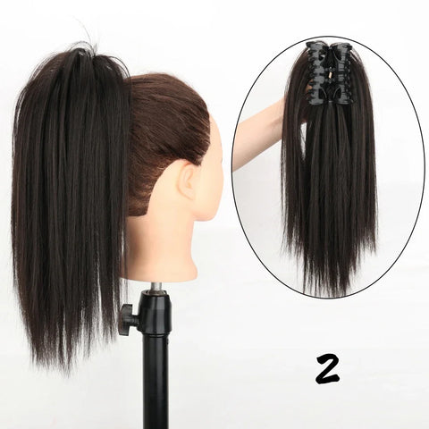 Synthetic 16Inch Claw Clip Ponytail Hair Extensions
