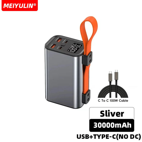 60000mAh Power Bank – 100W USB-C PD/QC/DC Fast-Charge
