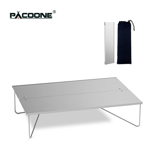Ultralight Mini Outdoor Table - Foldable Aluminum Alloy Camping Furniture for Travel, Picnic & Barbecue