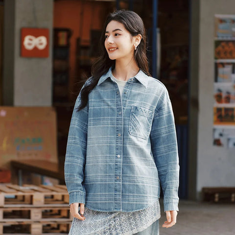 Semir Denim Shirt Dames Oversize Lente 2025 