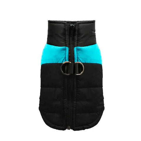 Waterproof Warm Dog Clothes - Winter Vest Padded Zipper Jacket for All Dog Sizes