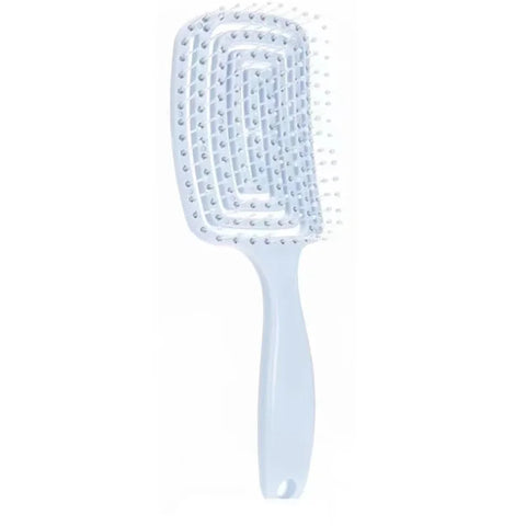 1Pcs Elastic Massage Comb - Hollow Out Hair Brush for Scalp Massage & Quick Detangling