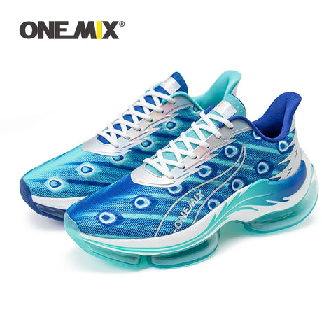 ONEMIX Men's Running Shoes - Air Cushion Sneakers for Height Increase and Comfort
