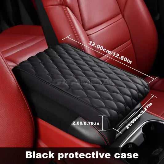 SEAMETAL Car Armrest Pad with Storage Pocket