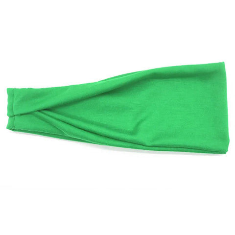 Women Cotton Head Band Fashion Hair Bands - Solid Turban Twist Knitted Headwrap Accessories