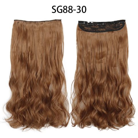 Long Straight Hairstyle 5 Clip Natural Hair Extension