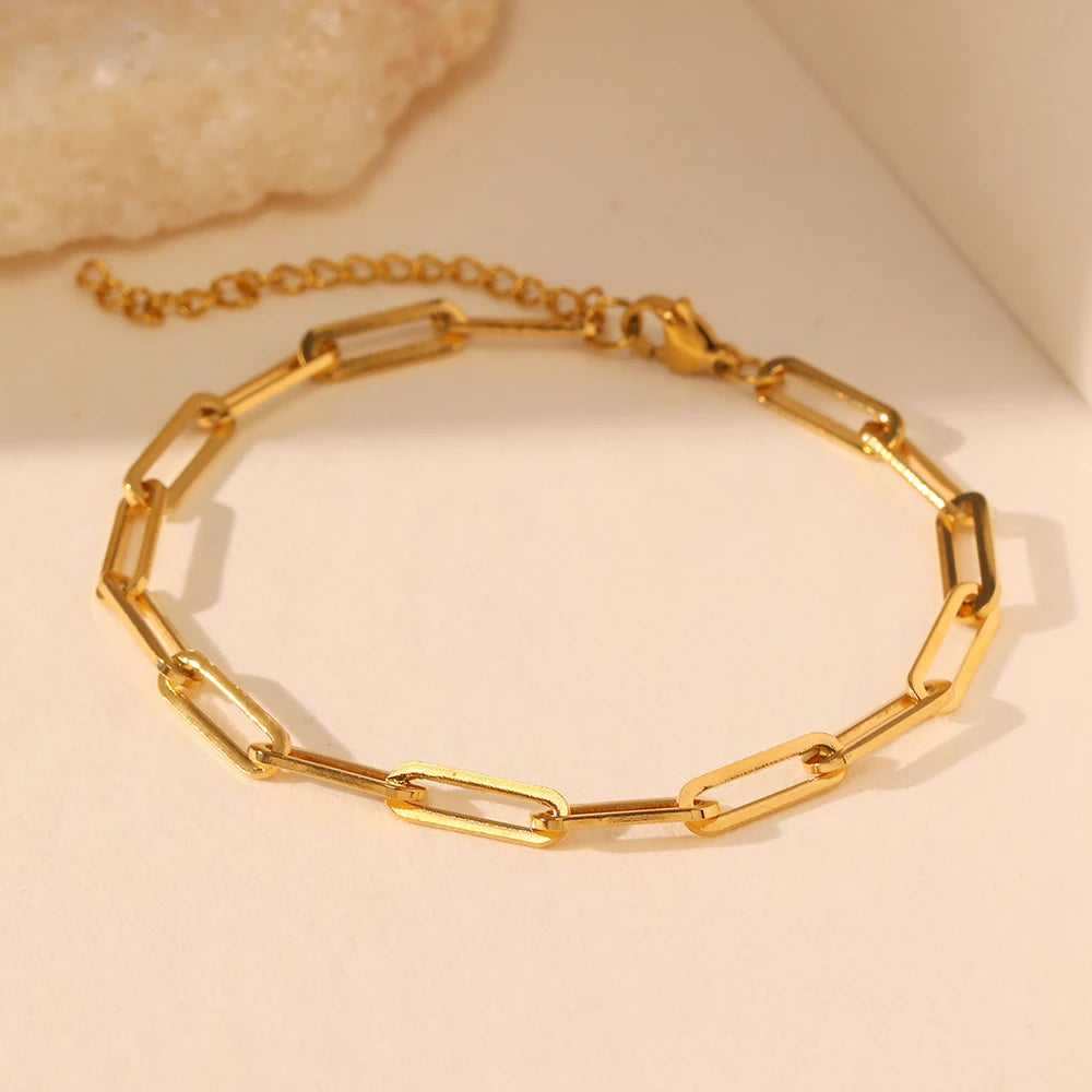 Vintage Style Stainless Steel Bracelets for Women - Simple and Delicate Jewelry