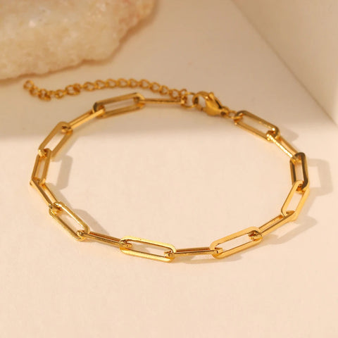 Vintage Style Stainless Steel Bracelets for Women - Simple and Delicate Jewelry