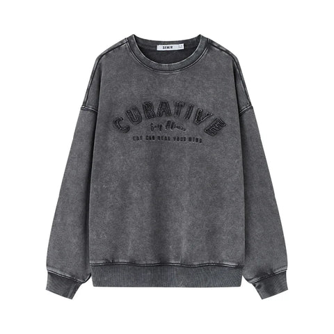 Semir Oversize Dames Hoodie - Versleten Street Style