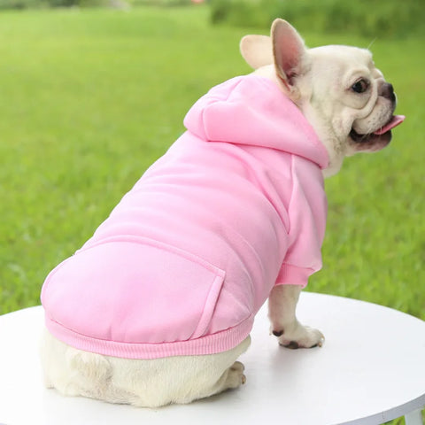 Stylish Dog Winter Hooded Sweatshirt for Small to Medium Pets