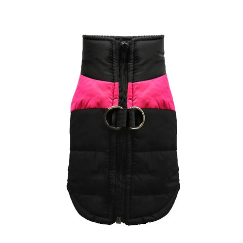 Waterproof Warm Dog Clothes - Winter Vest Padded Zipper Jacket for All Dog Sizes