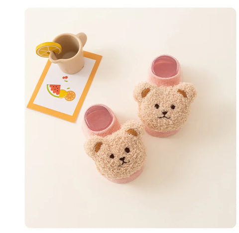 Cute Bear Newborn Baby Socks 0-3Y