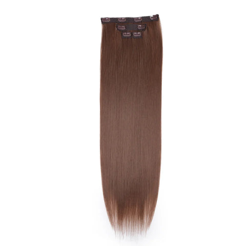 FASHION IDOL 8 Clips In Hair Extensions - Lang Steil Blond 60CM