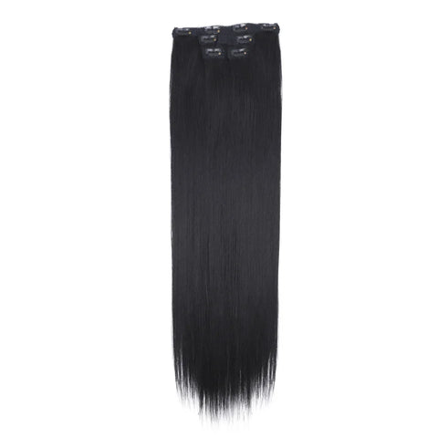 FASHION IDOL 8 Clips In Hair Extensions - Lang Steil Blond 60CM