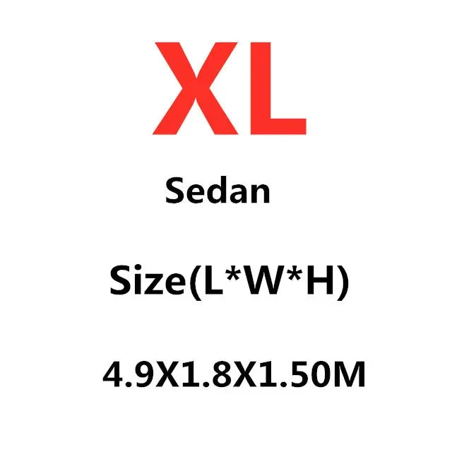 Universal Car Covers for Sedan and SUV - Sizes S/M/L/XL/XXL
