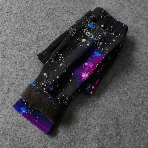 Spring Autumn Girls Fleece Leggings