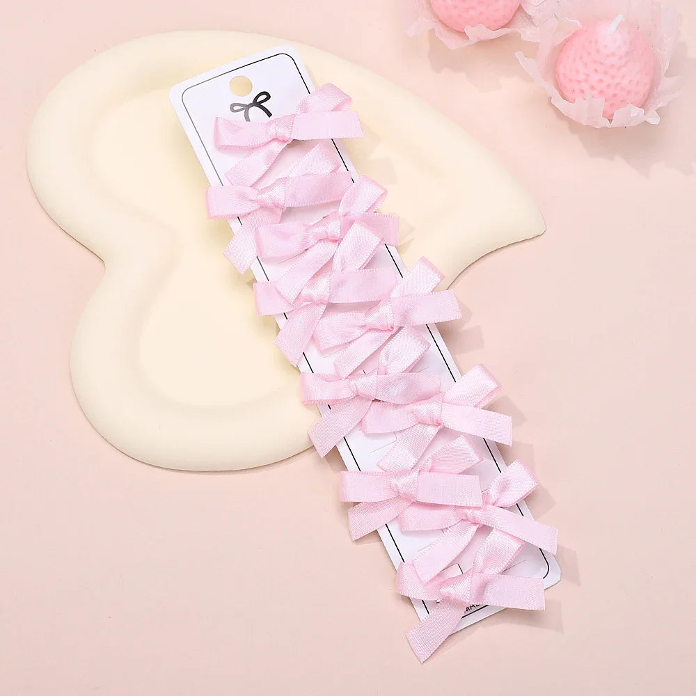 Effen mini strik haarspeldjes voor kinderen - 4/6/8/10 stuks balletaccessoires
