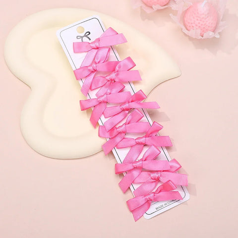 Effen mini strik haarspeldjes voor kinderen - 4/6/8/10 stuks balletaccessoires
