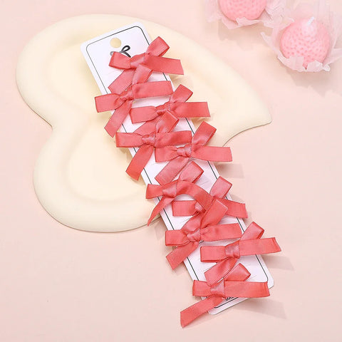 Effen mini strik haarspeldjes voor kinderen - 4/6/8/10 stuks balletaccessoires