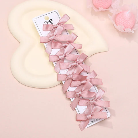 Effen mini strik haarspeldjes voor kinderen - 4/6/8/10 stuks balletaccessoires