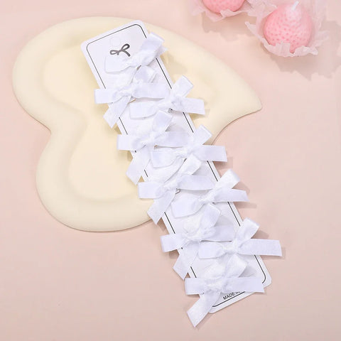 Effen mini strik haarspeldjes voor kinderen - 4/6/8/10 stuks balletaccessoires