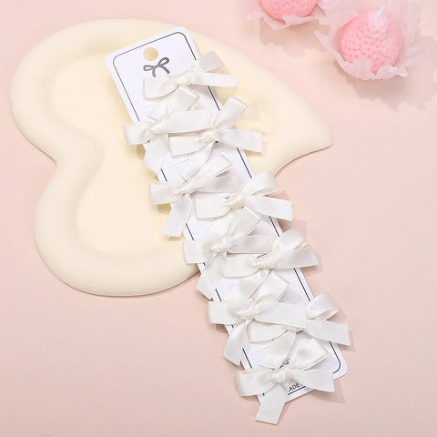 Effen mini strik haarspeldjes voor kinderen - 4/6/8/10 stuks balletaccessoires