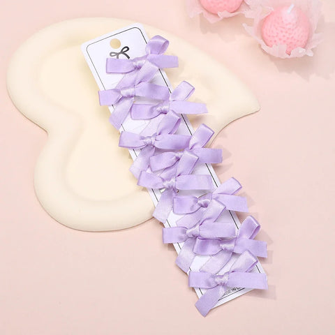 Effen mini strik haarspeldjes voor kinderen - 4/6/8/10 stuks balletaccessoires