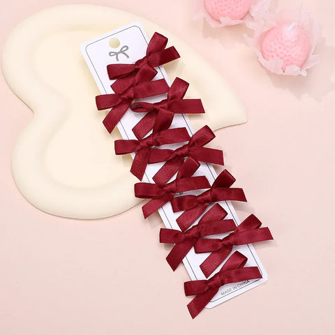 Effen mini strik haarspeldjes voor kinderen - 4/6/8/10 stuks balletaccessoires