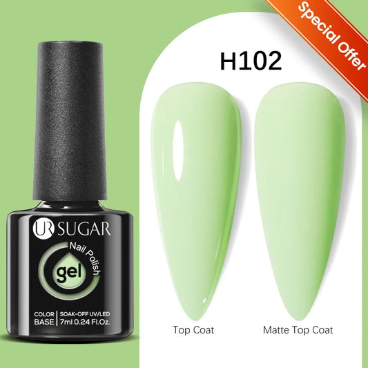 UR SUGAR 15ml Champagne Gold Silver Reflective Glitter Gel Nail Polish