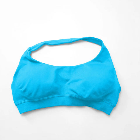 NCLAGEN Impact Sports Bra for Women - High Support Halter Top for Gym and Yoga