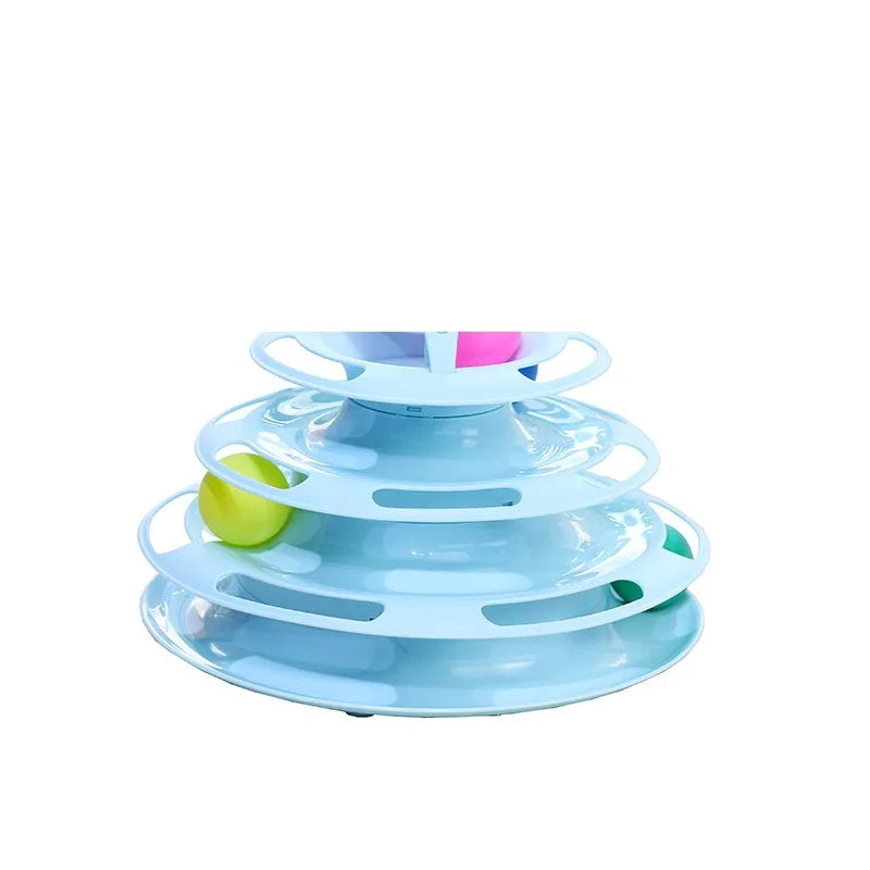 Three-Layer Ball Cat Turntable Toy
