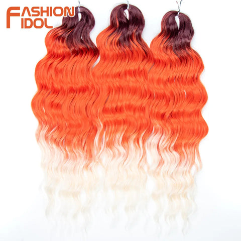 Anna 24 Inch Synthetic Hair Water Wave Braiding Hair Extensions