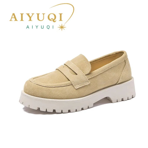 AIYUQI dames loafers in Britse stijl