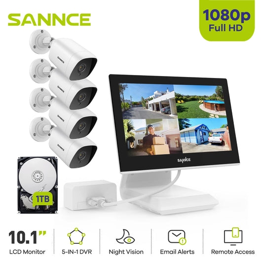 SANNCE 1080P Security Camera System