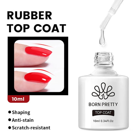 BORN PRETTY 10ml Matte Red Nail Gel Polish