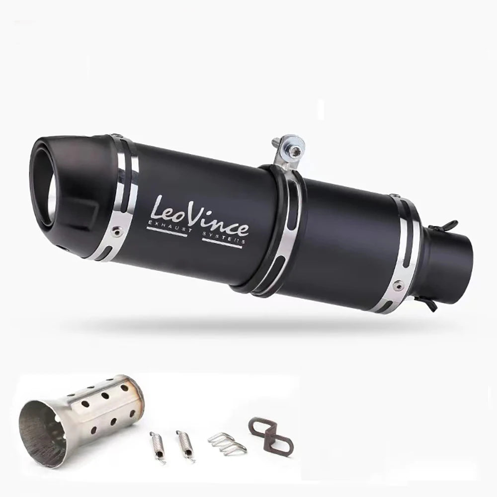 51mm Motorcycle Exhaust Muffler Pipe LeoVince Escape Moto