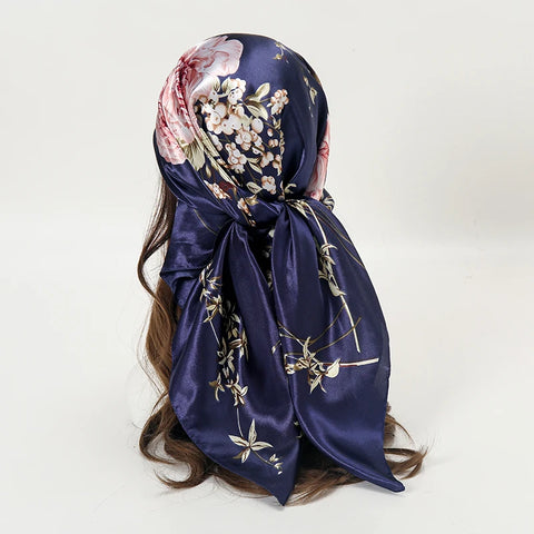 2024 Luxury Silk Shawl Square Scarf