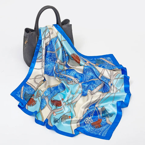 2024 Luxury Silk Shawl Square Scarf