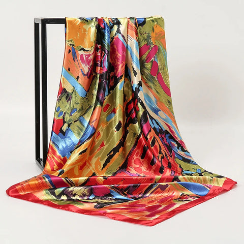 2024 Luxury Silk Shawl Square Scarf