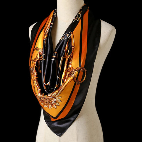 2024 Luxury Silk Shawl Square Scarf
