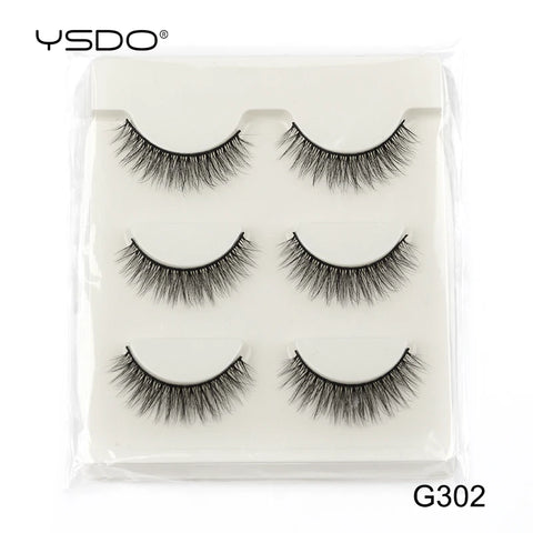YSDO Cat Eye Lashes - 3D Mink Reusable Eyelashes