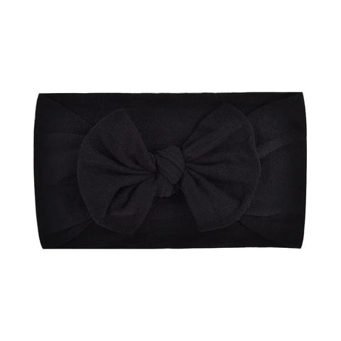 1 stuk pasgeboren babyhoofdband voor meisjes - zachte nylon tulbandstrikken haaraccessoires