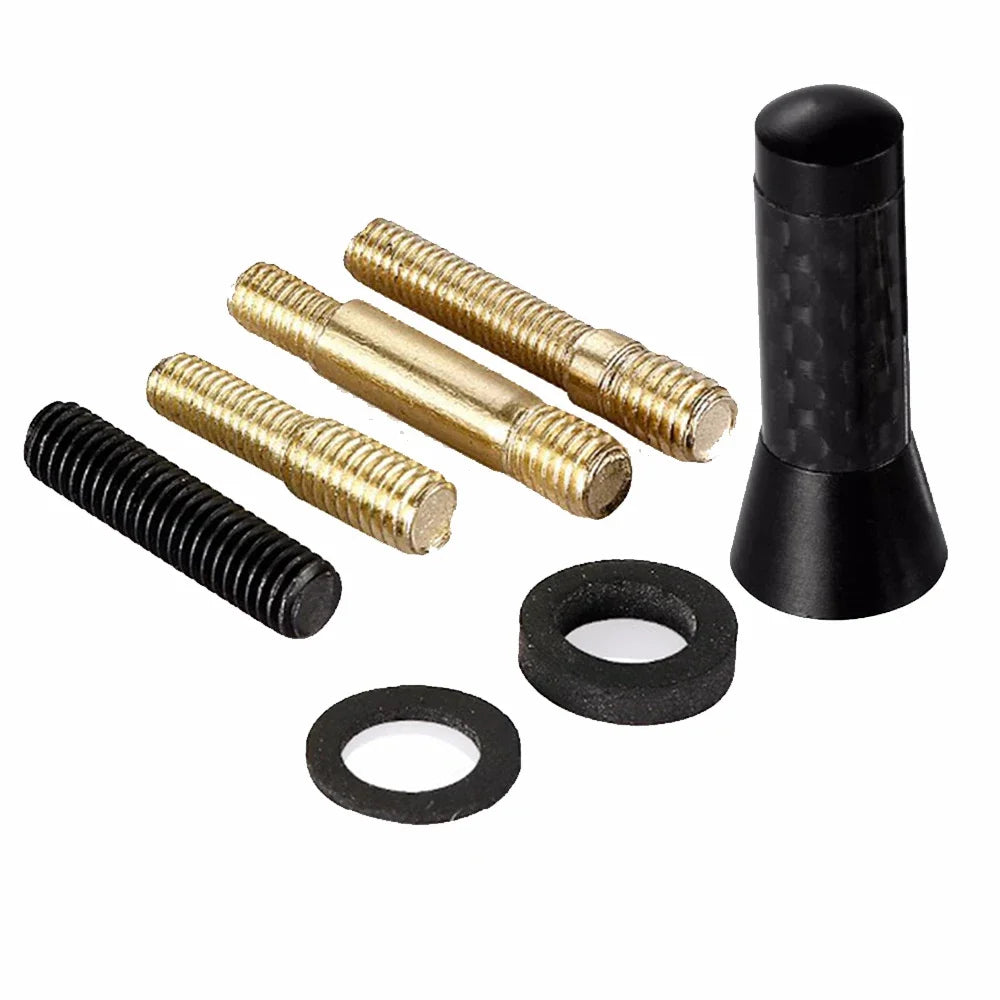 Carbon Fiber Short Stubby Mast Antenna for Mercedes-Benz - Enhanced Signal Car Accessory