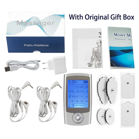 TENS Unit 16 Modes Electric EMS Muscle Stimulation Relax Body Massager