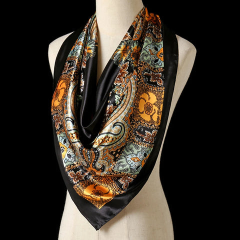 2024 Luxury Silk Shawl Square Scarf